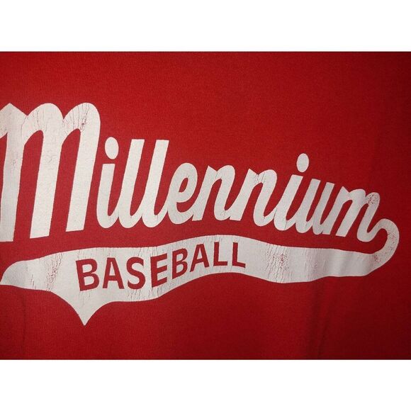 Lot of 3 Mens Size Med Black/Grey/Red "MILLENIUM BASEBALL" T-Shirt - Picture 9 of 10
